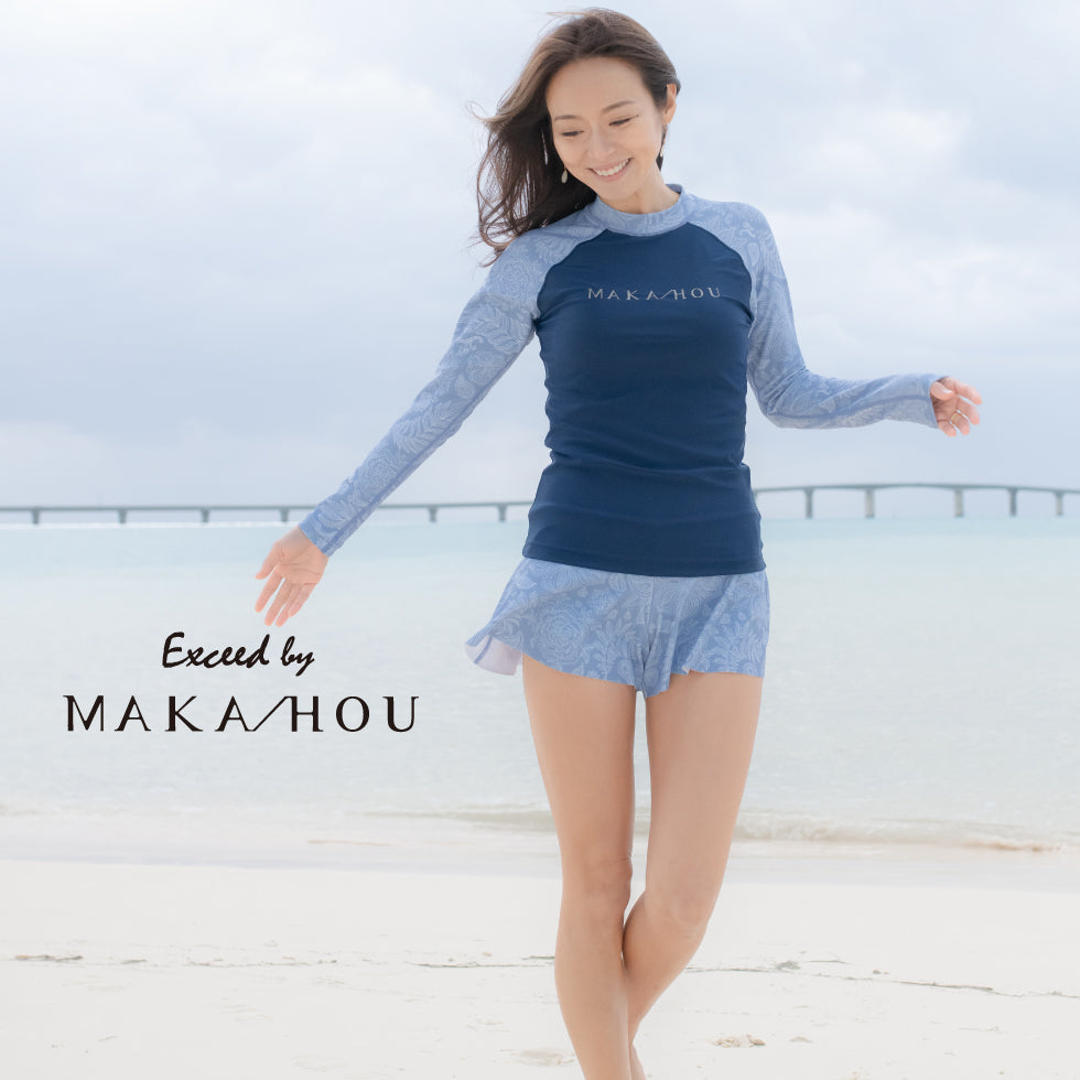 インナーブラ付きラッシュガード / Rash Guard with Pad #インナーブラ付きでビキニいらず。大人の“映え×機能”ラッシュガード。