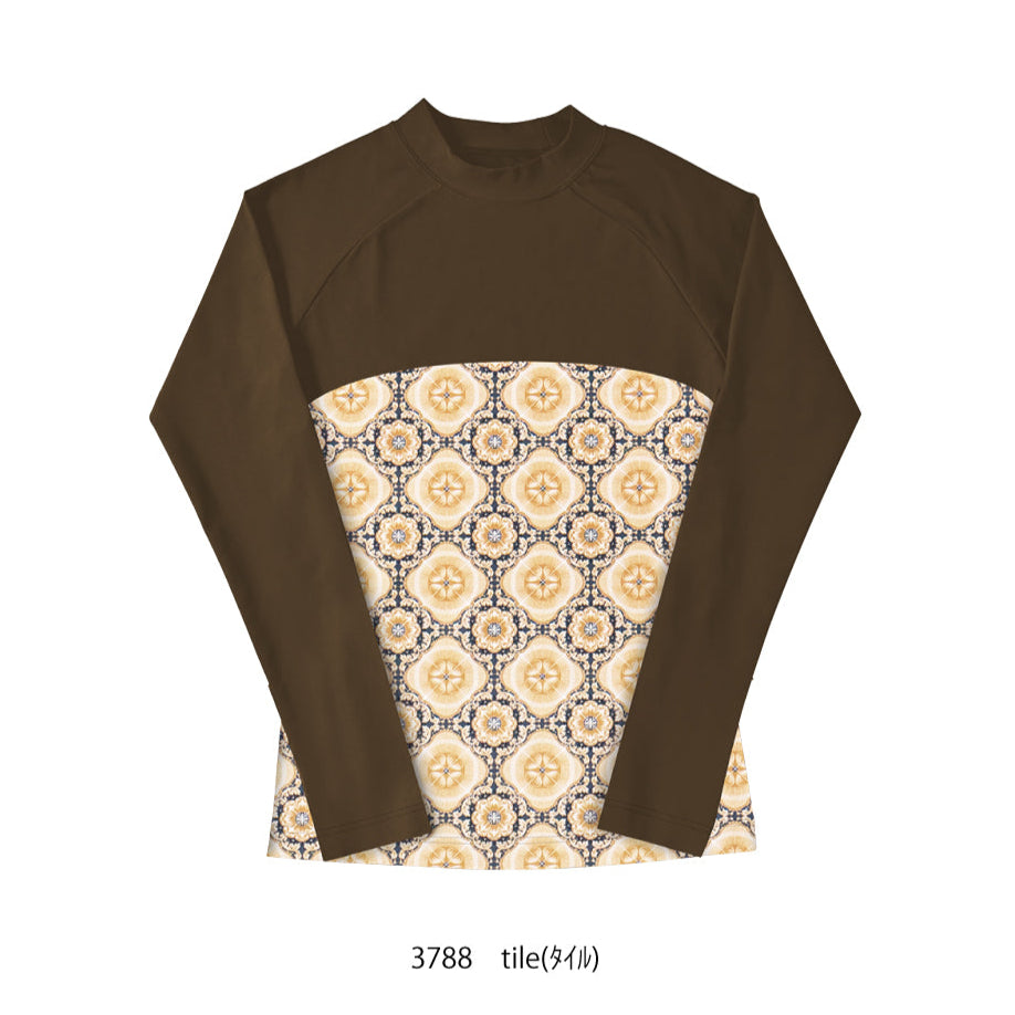 ラッシュガード / Rash guard #レトロ配色が目を惹くデザイン