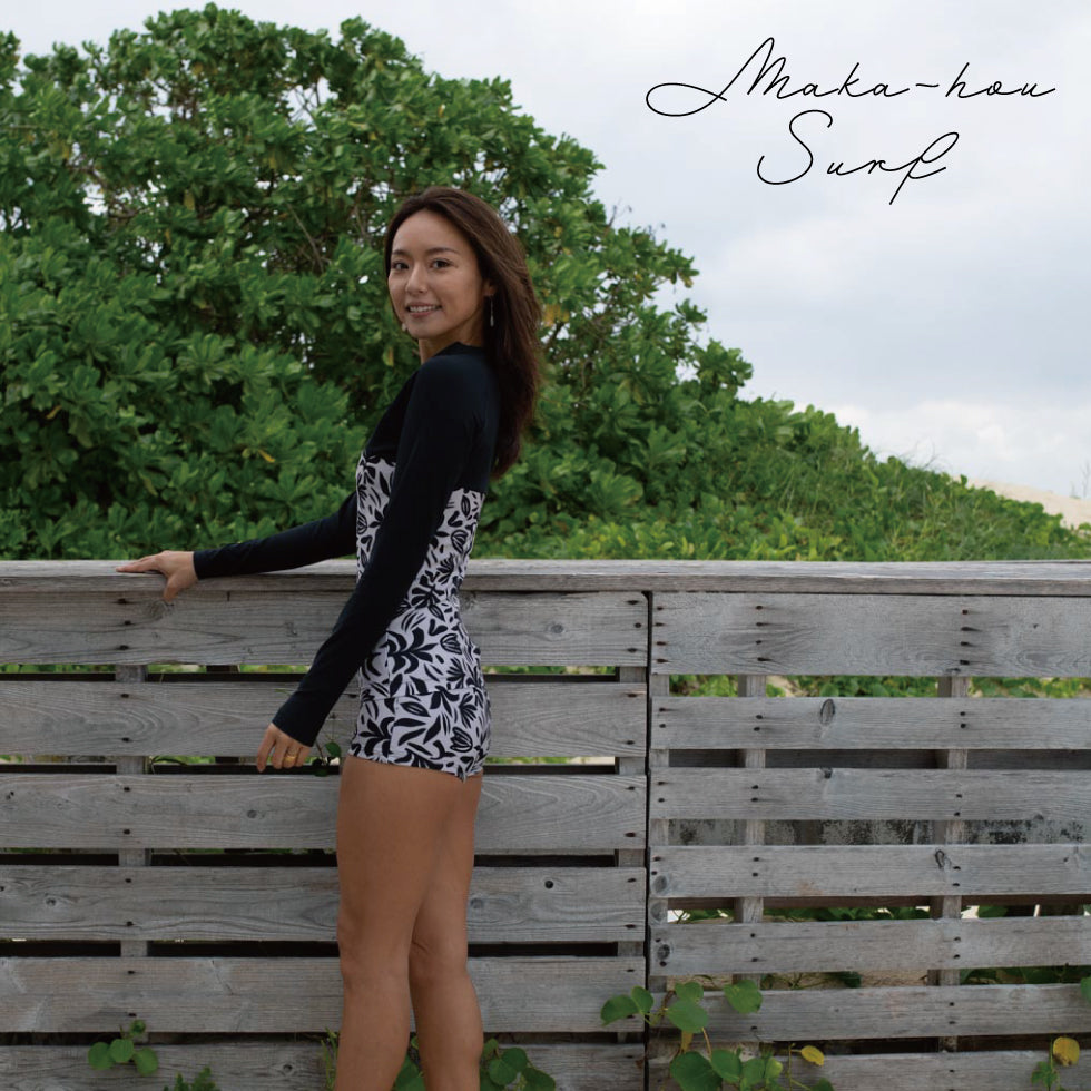 ラッシュガード / Rash guard #レトロ配色が目を惹くデザイン