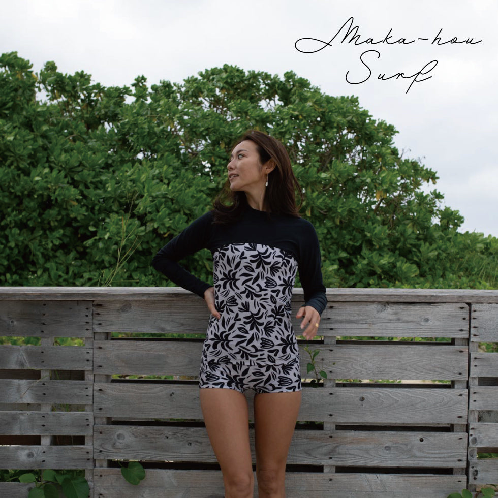 ラッシュガード / Rash guard #レトロ配色が目を惹くデザイン