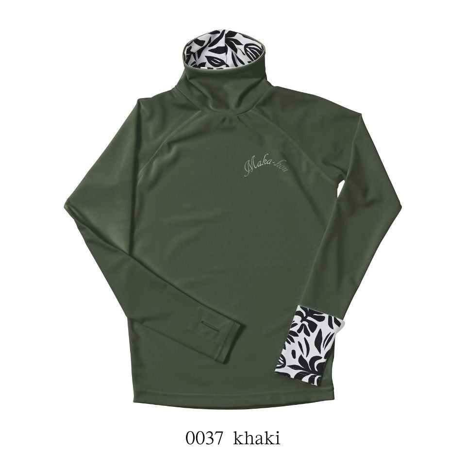 【25SS 新色追加】タートルネックラッシュガード MAKA-HOU / Turtle neck 品番:15W07