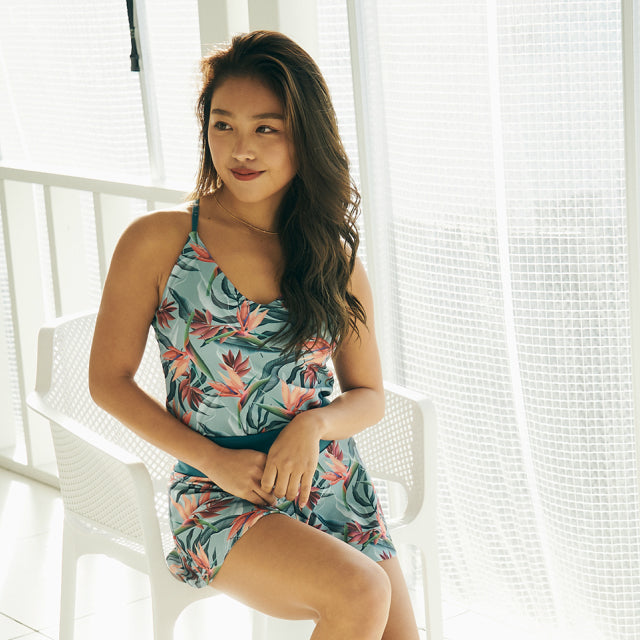 キャミソール 水着 / Camisole Swimwear with Pad #リゾートもマリンも。美しく着られるキャミ