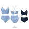 1714 navy flower