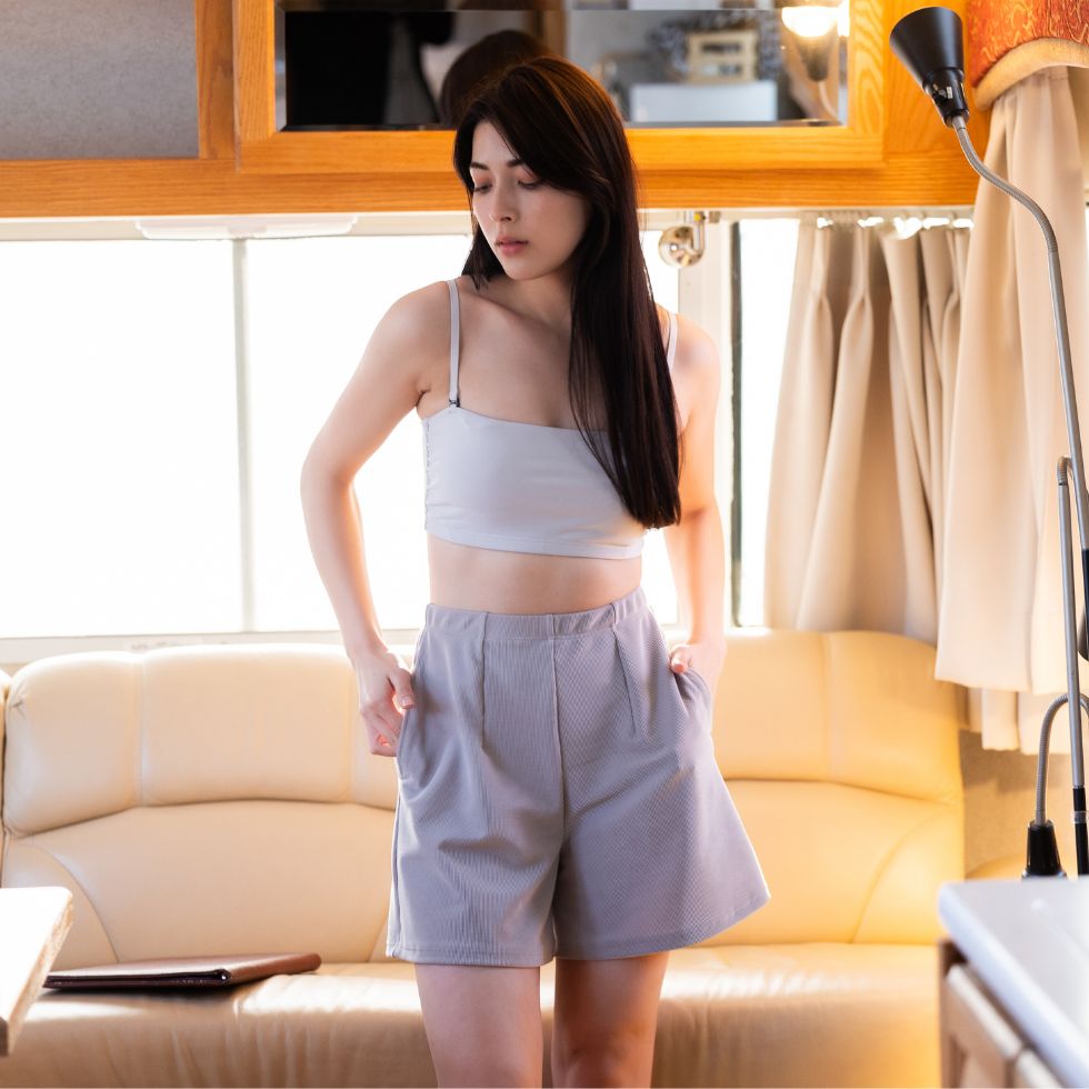 リブショートパンツ / Rib Shortpants #ワンランク上の大人水着。