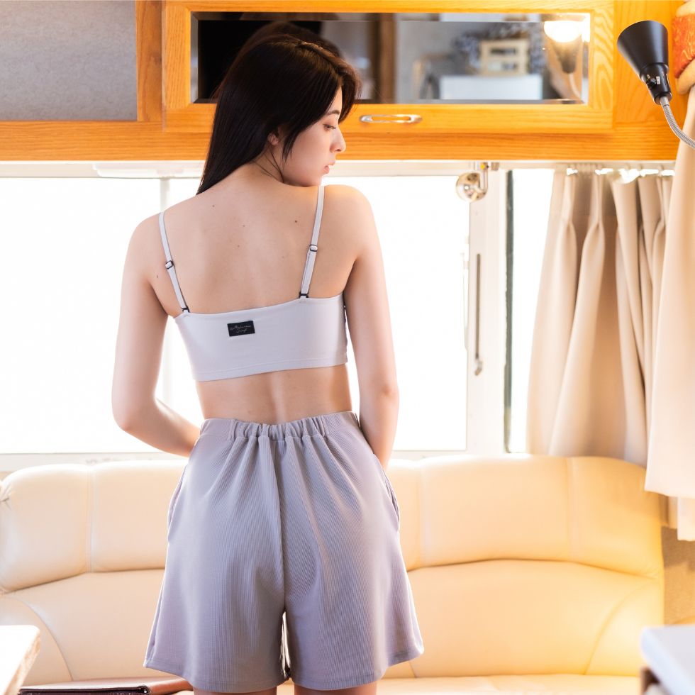 リブショートパンツ / Rib Shortpants #ワンランク上の大人水着。
