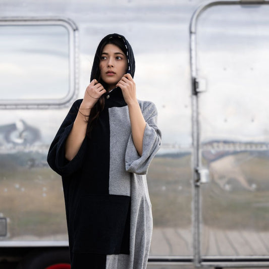 デザインポンチョ / design poncho #軽くて、乾きやすい。旅にも日常にも◎