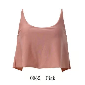 パット付きキャミブラ / Camisole bra #大人の肌見せを叶える、上品カシュクールキャミ