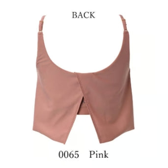 パット付きキャミブラ / Camisole bra #大人の肌見せを叶える、上品カシュクールキャミ