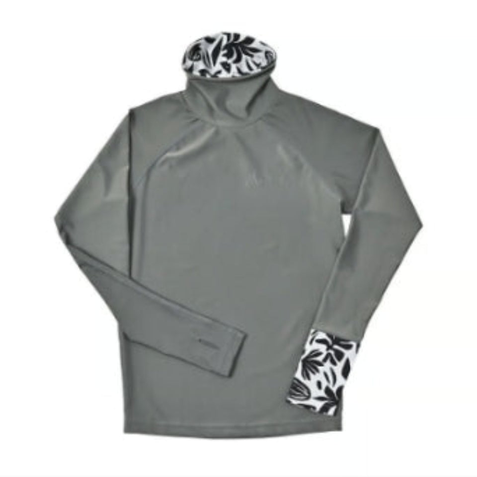 Turtle neck rash guard