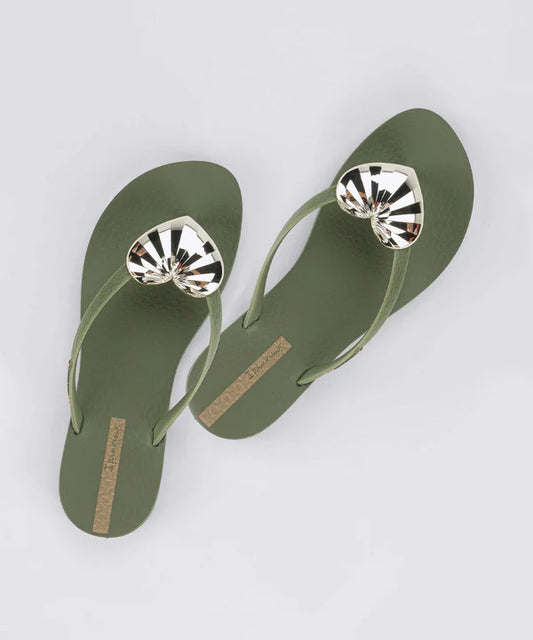 【Ipanema】MAXI FASION lll グリーン/ゴールド