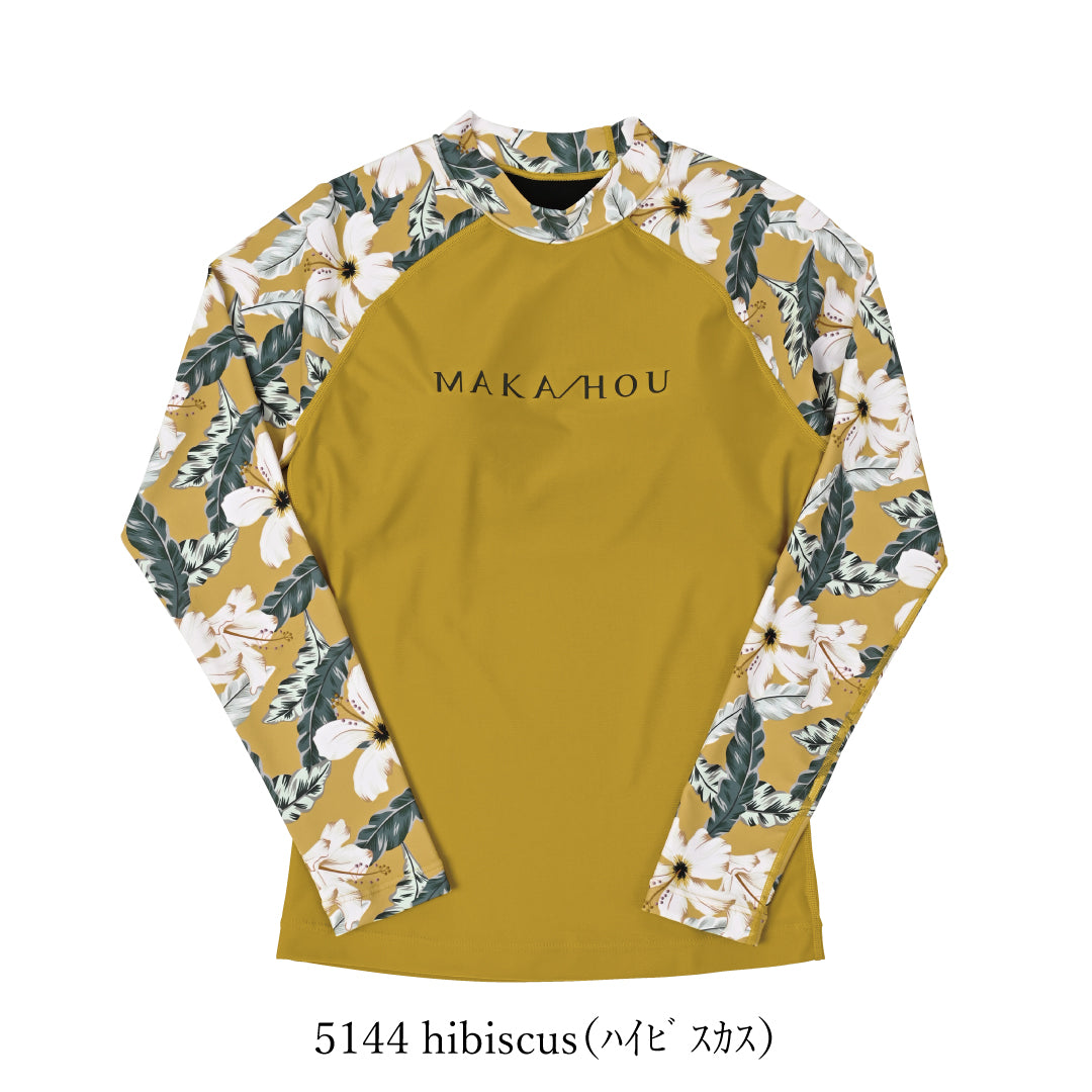 インナーブラ付きラッシュガード / Rash Guard with Pad　#インナーブラ付きでビキニいらず。大人の“映え×機能”ラッシュガード。