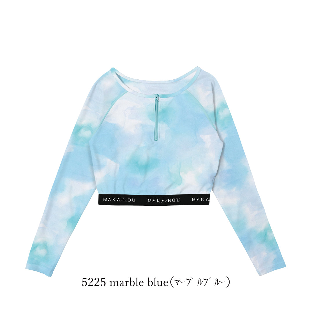 クロップドラッシュガード / Cropped length Rashguard　＃動けて、綺麗。大人スポーティを叶える一枚。