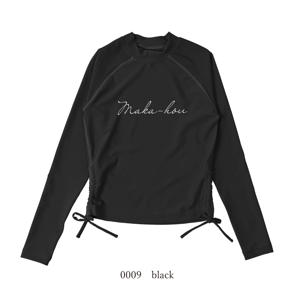 【25SS NEW】ドロストラッシュガード MAKA-HOU / Drawstring Rashguard　品番：11W22