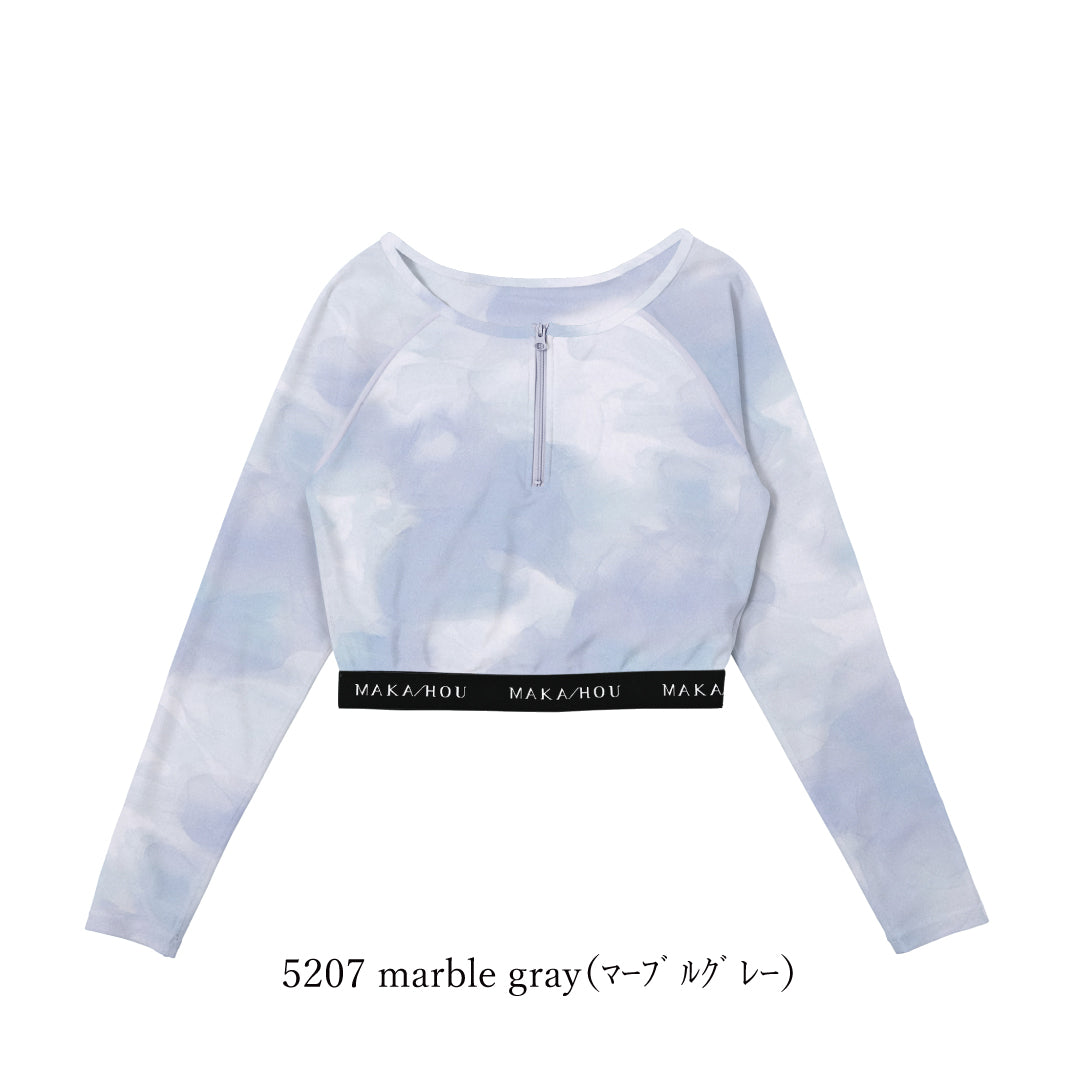 クロップドラッシュガード / Cropped length Rashguard　＃動けて、綺麗。大人スポーティを叶える一枚。