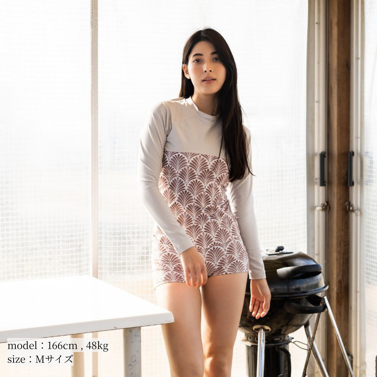 ラッシュガード /  Rash guard　#レトロ配色が目を惹くデザイン