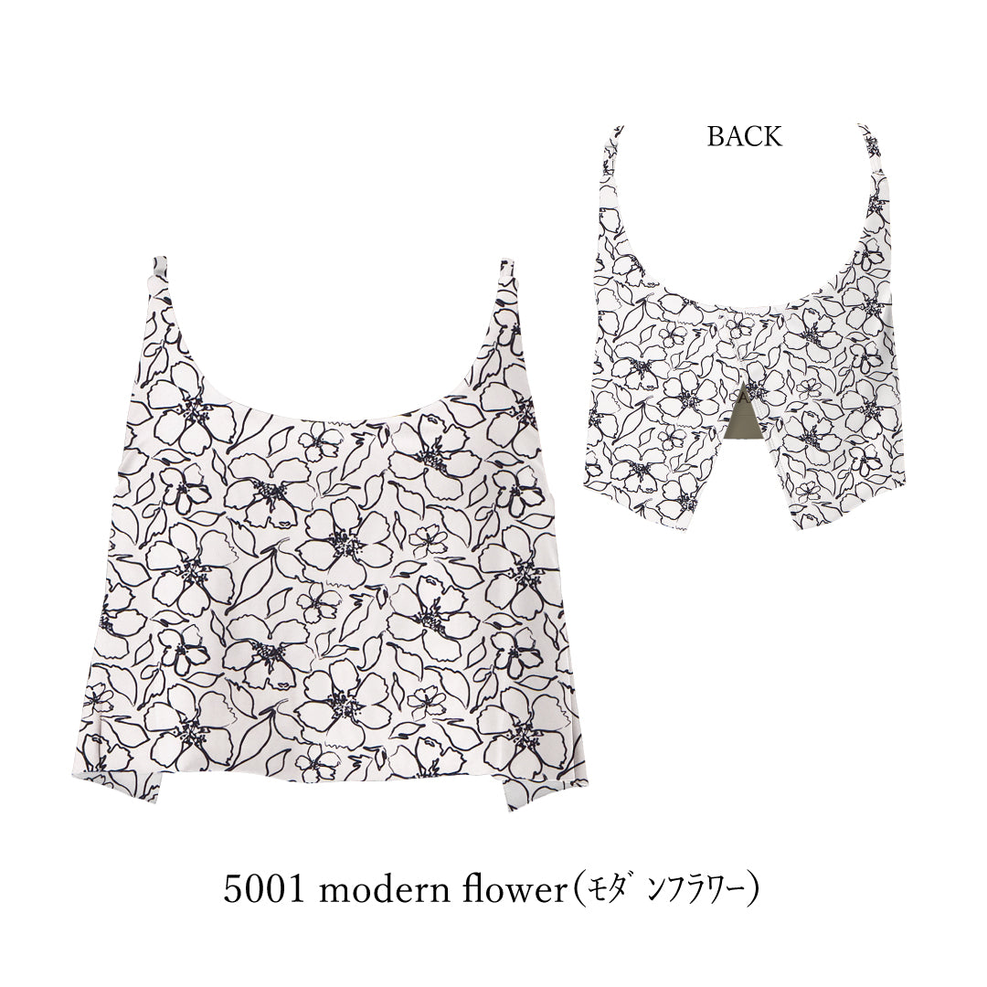 パット付きキャミブラ / Camisole bra  #大人の肌見せを叶える、上品カシュクールキャミ
