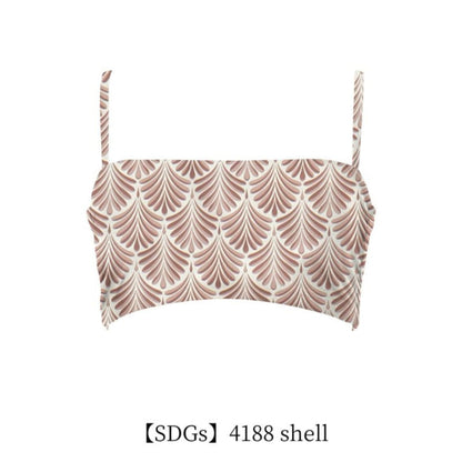 Tubetop Bra (Patterned) / Tubetop Bra #A bikini that combines adult cuteness and functionality