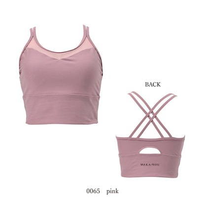 Amphibious swim &amp; yoga bra / Sports Bra #For the beach and yoga. A safe bra that won't move even when you move.