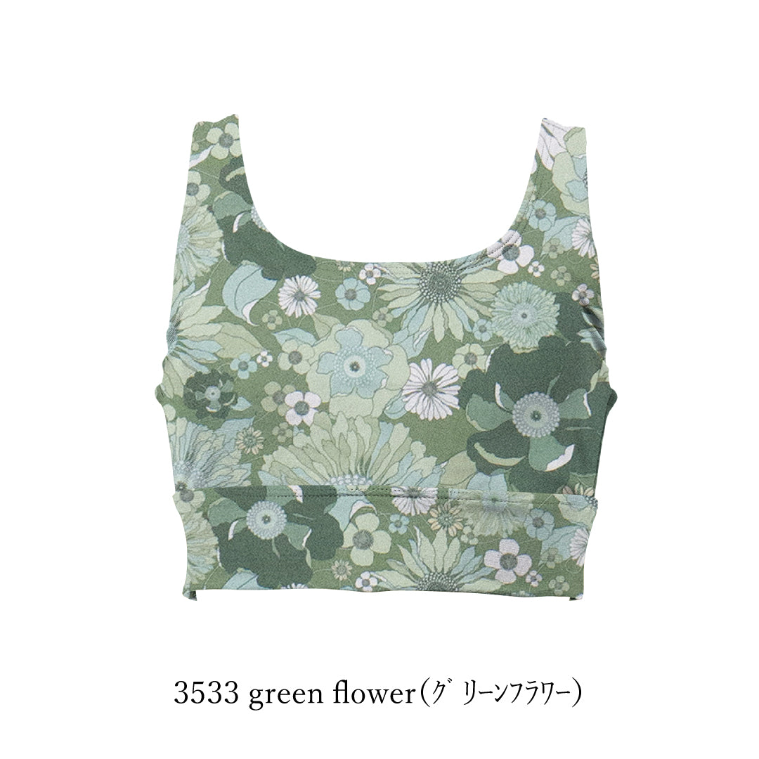 タンクビキニトップ（柄） / Tank Bra　#ずれない安心感。水陸対応タンクブラ
