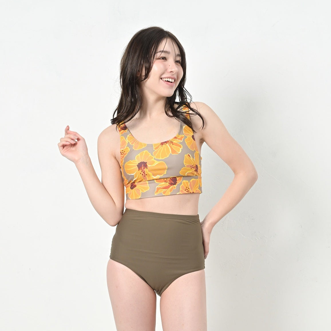 タンクビキニトップ（柄） / Tank Bra　#ずれない安心感。水陸対応タンクブラ