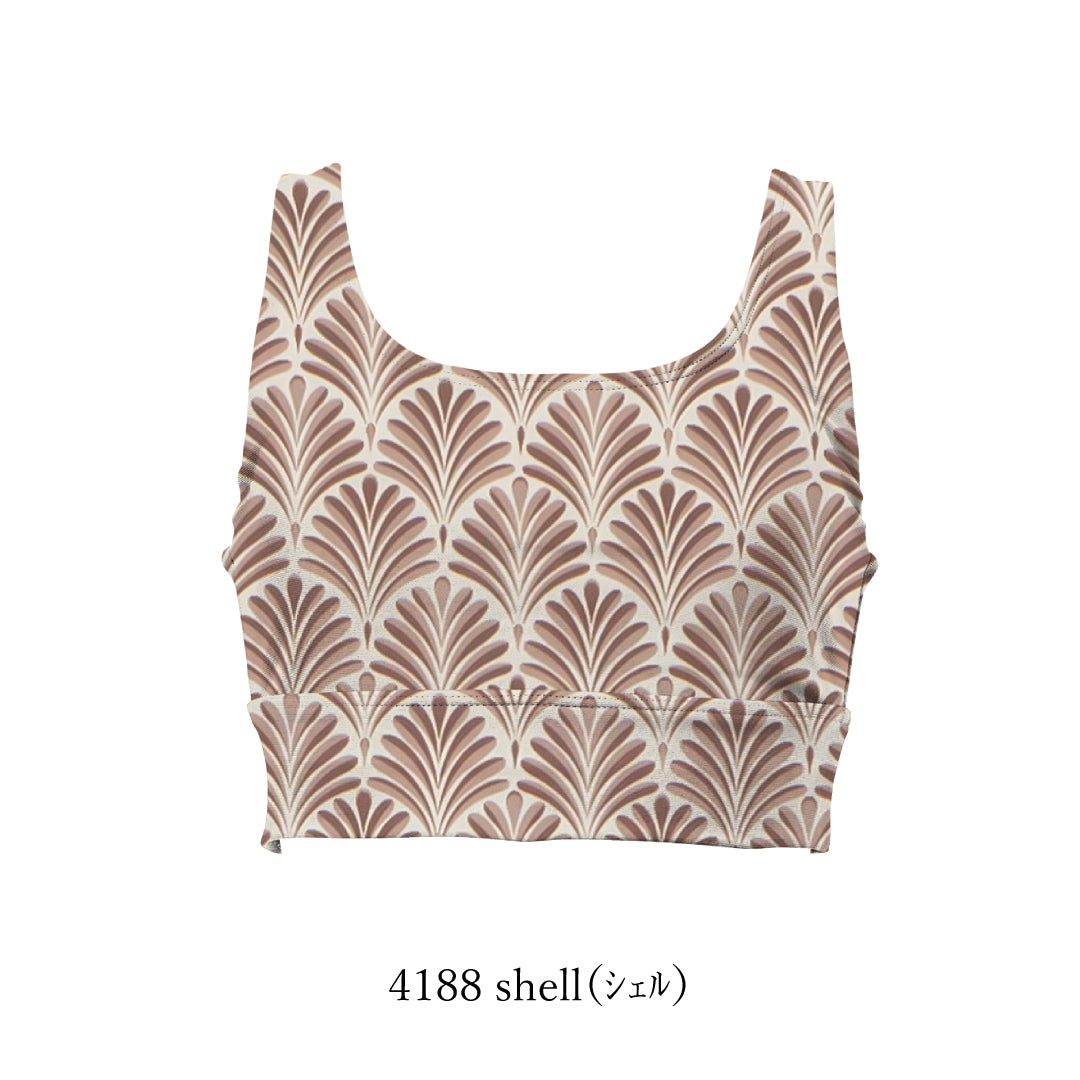 タンクビキニトップ（柄） / Tank Bra　#ずれない安心感。水陸対応タンクブラ