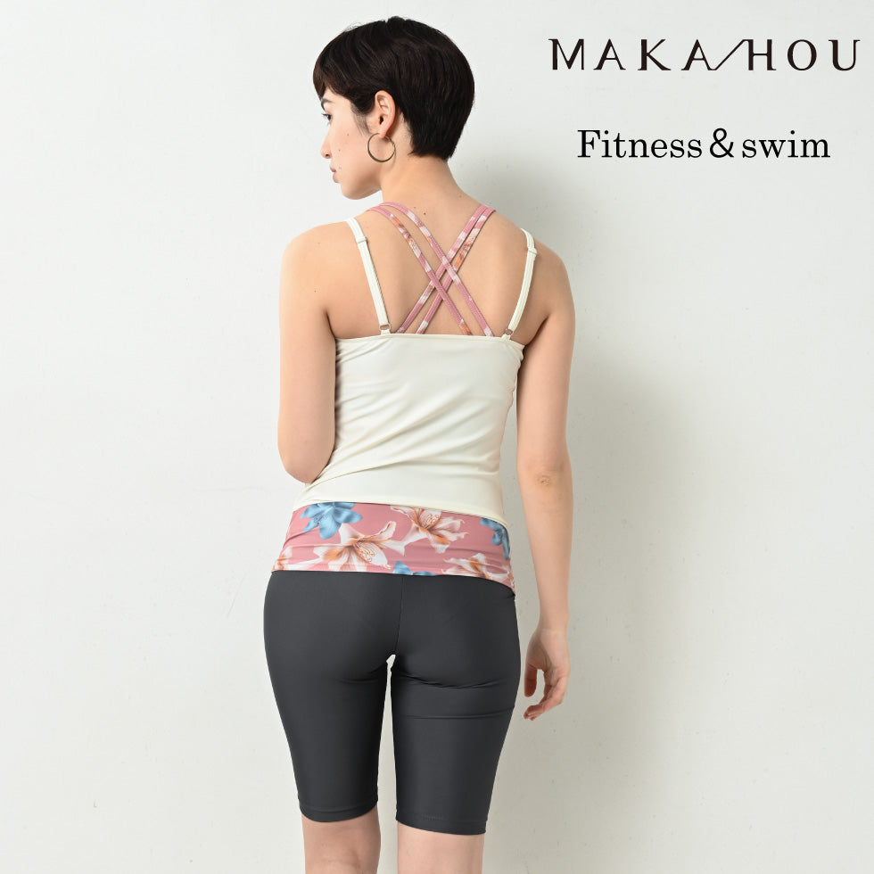 シーンに合わせ、単品でも楽しめる! フィットネス水着３点セット / Fitness swim wear