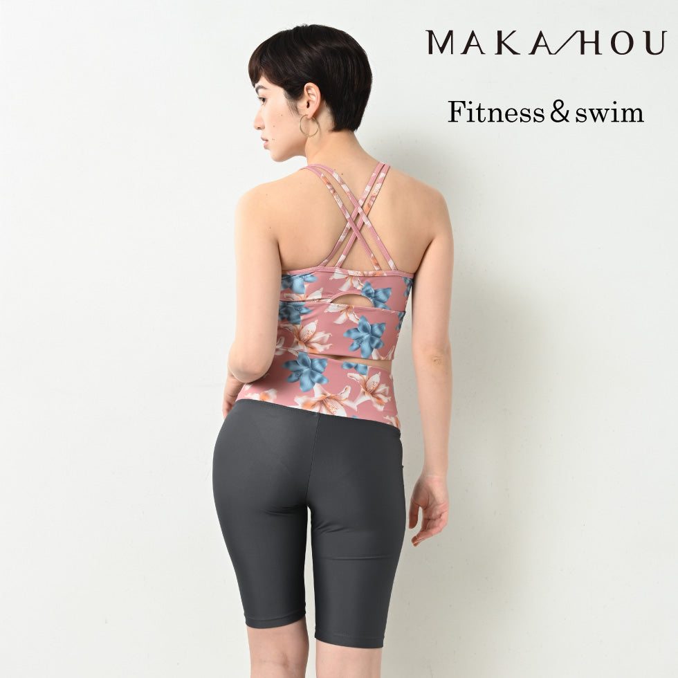 シーンに合わせ、単品でも楽しめる! フィットネス水着３点セット / Fitness swim wear