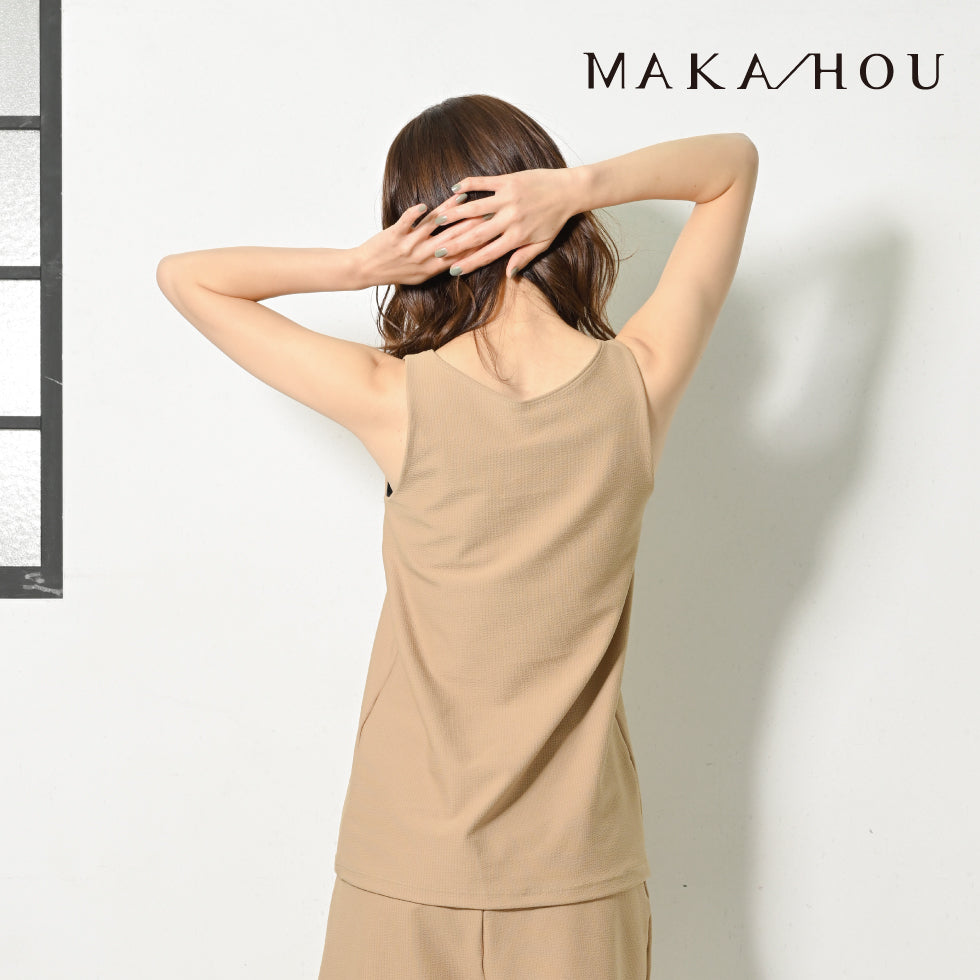 セットアップ水着 / Tank top&Shortpants  #これ1セットでOK！ママも安心、きれいめシンプル水着