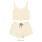 Tank top (can be tied at sides) #UV protection, deodorizing, moisture wicking and quick drying