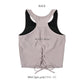インナーブラ付きタンクトップ / Tank top with inner bra 　#露出は控えめ、使い道は無限大。大人のための万能タンク。
