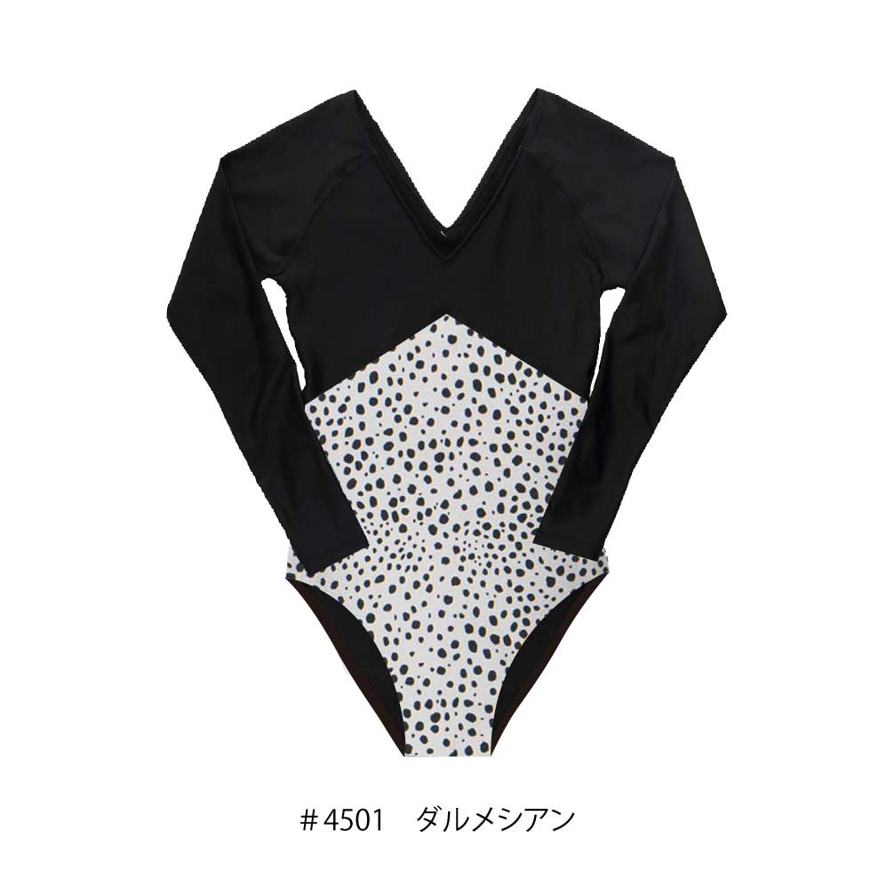 Warm swimsuit (with sleeves) / Can be used as an inner suit / For autumn and winter / Fleece lining