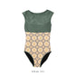 Warm swimsuit, inner suit combined swimsuit, fleece-lined swimsuit, autumn/winter swimsuit