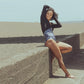 Warm swimsuit (with sleeves) / Can be used as an inner suit / For autumn and winter / Fleece lining