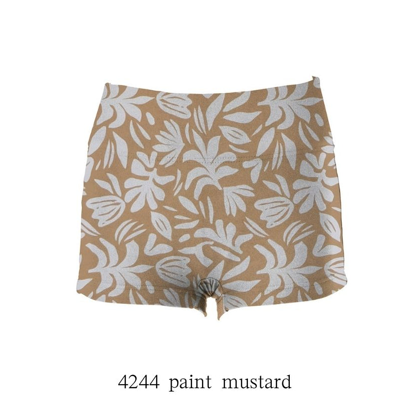 ハイウエストショートパンツ（柄） / Ｈigh waist short pants 　#お腹も心も、すっぽり包み込む安心感。