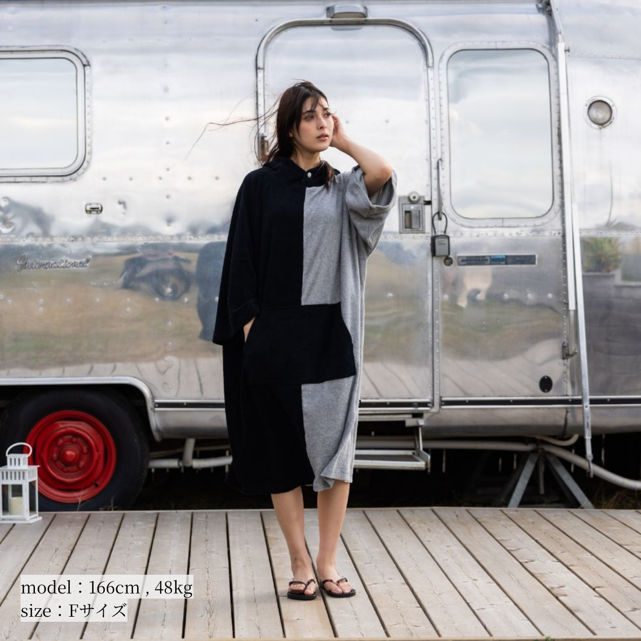 デザインポンチョ  / design poncho　#軽くて、乾きやすい。旅にも日常にも◎