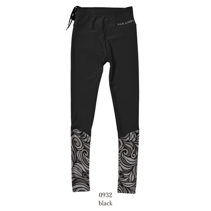 Surf yoga leggings pants / Rash Leggings pants #A must-have item for active people! Comfortable and beautiful even when moving◎