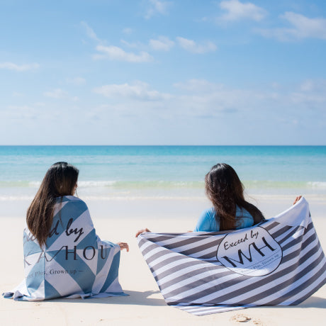 ビーチタオル Beach towel　※マイクロファイバー（優れた吸水速乾性）