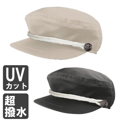Water-repellent newsboy cap / Waterproof cap #The peace of mind that it won't fall off. Water-repellent and UV-resistant, perfect for the beach or town.