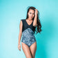 Warm swimsuit / can be used as an inner suit / brushed lining / for both autumn and winter
