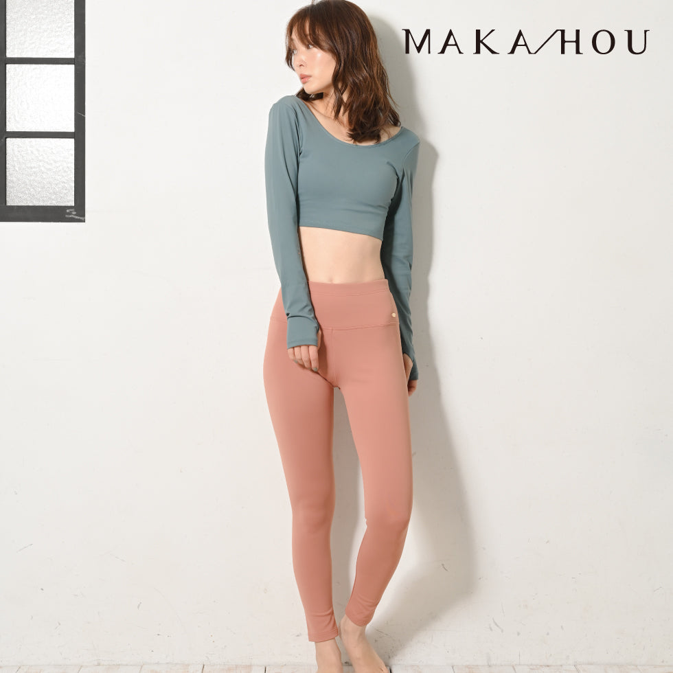 #しなやかに、そして美しく。 ヨガウェア / 長袖サムホール付き / パット付き