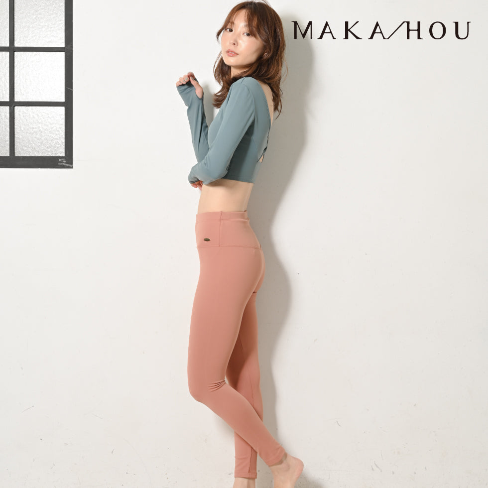 #しなやかに、そして美しく。 ヨガウェア / 長袖サムホール付き / パット付き